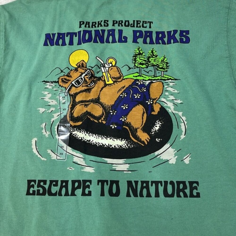 Parks Project Escape to Nature Bear Float Pocket Tee - Picture 8 of 11